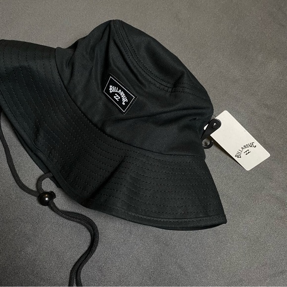 Billabong Charcoal Bucket Hat with Logo - Picture 3 of 8